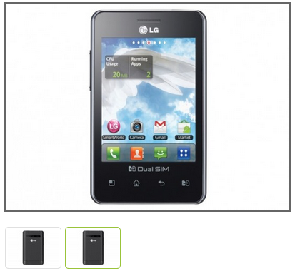 Smartphone LG Optimus L3 E405, 3G, Dual Chip, Android 2.3